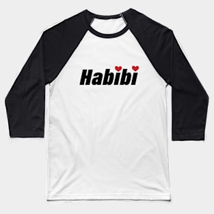 Habibi  fun text design Baseball T-Shirt